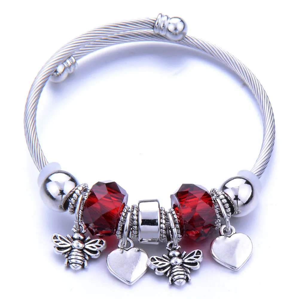 Tree of Life Lobster Buckle Bangles Bracelet