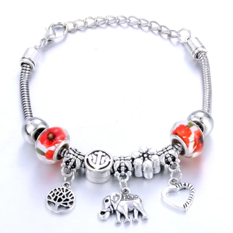 Tree of Life Lobster Buckle Bangles Bracelet