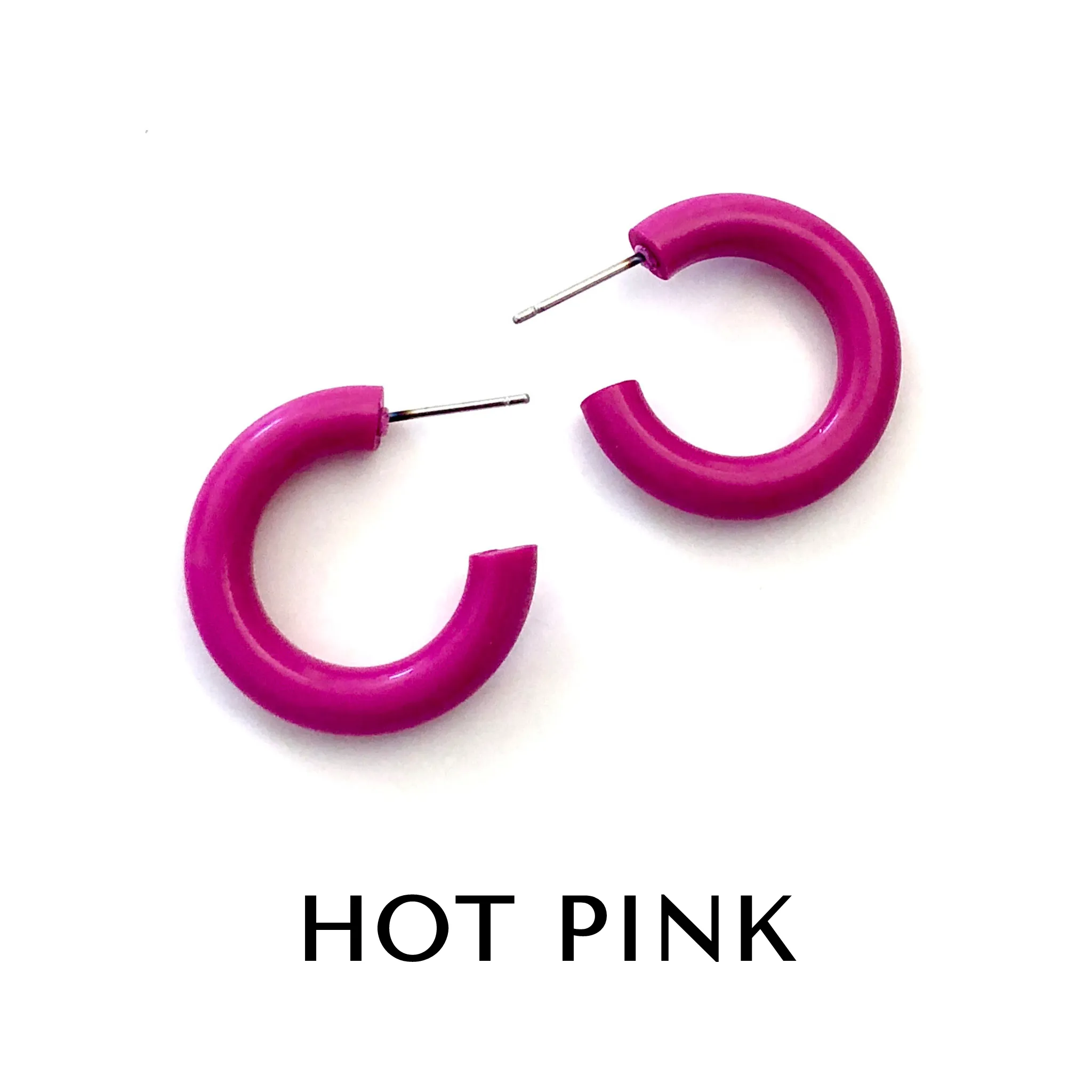 Tube Hoop Earrings