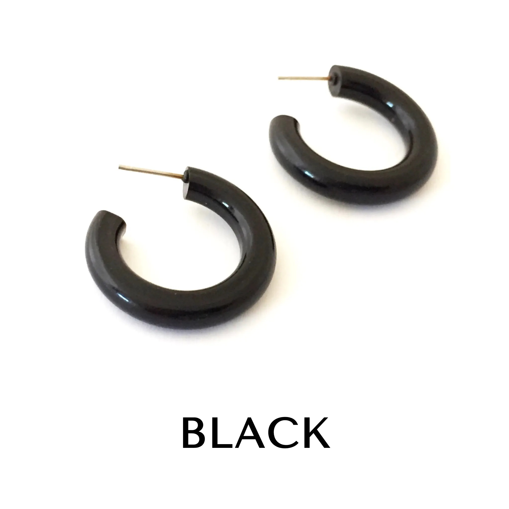 Tube Hoop Earrings