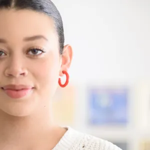 Tube Hoop Earrings